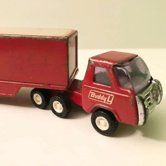 Vintage Buddy L Delivery Truck and Trailer Made in Japan - Picture 8 of 14